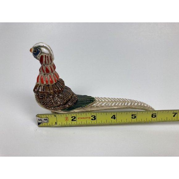 *Artesania Rinconada Pheasant Bird Figurine Clay Art Pottery Handmade Uruguay - Picture 7 of 7